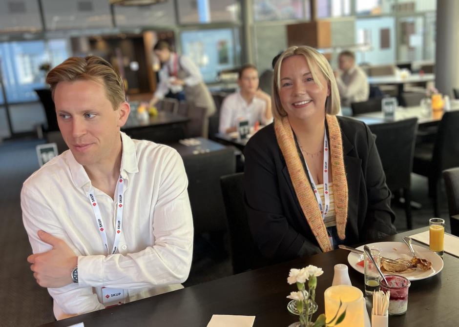 Magnus Braaten og Mari Linge Five frokost