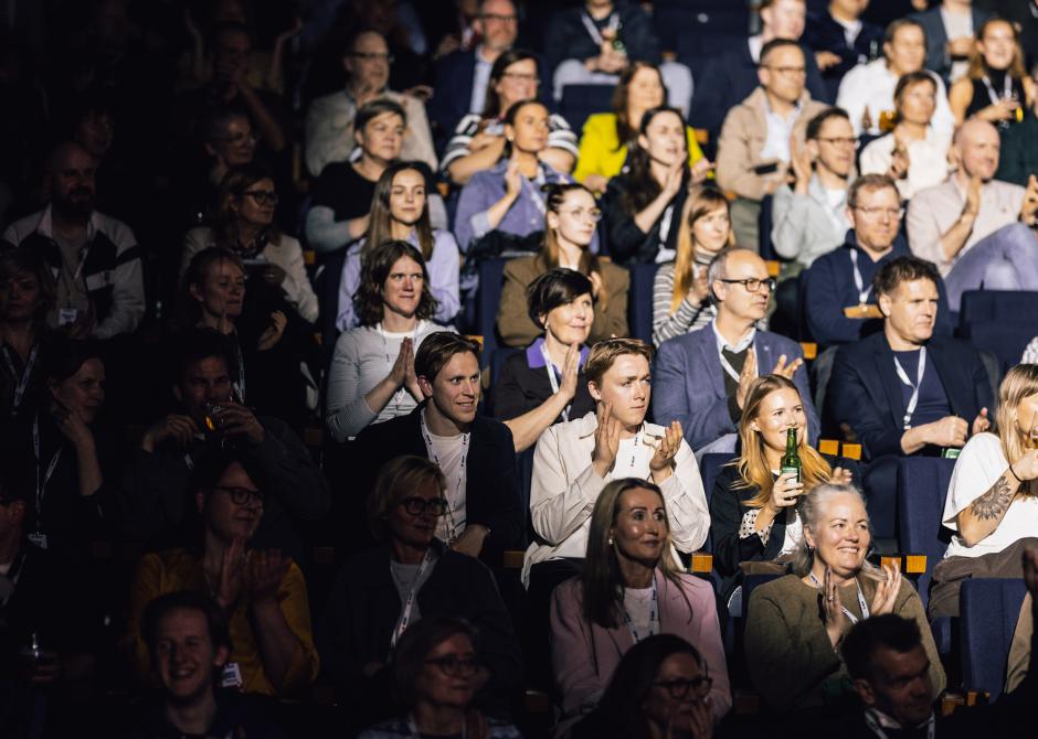 Publikum som klapper